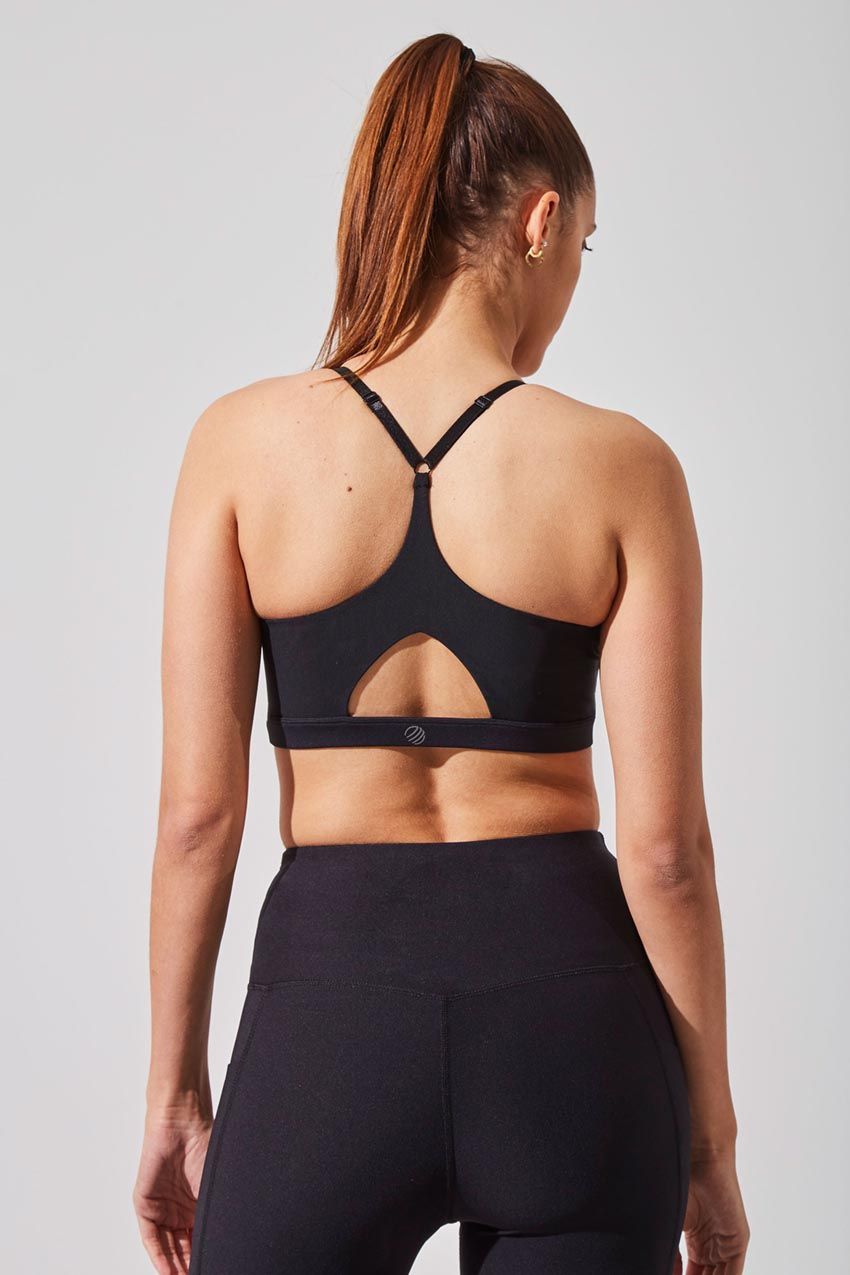 April Recycled Nylon Light Support Sports Bra sold by MPG product image thumbnail 4