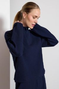 Solace Textured 1/2 Zip Pullover sold by MPG