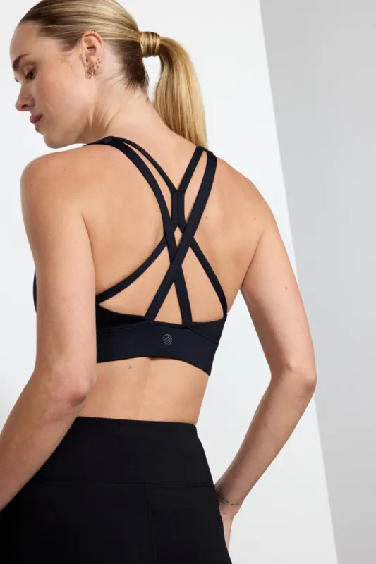 Brynn Vital Recycled Double Strap Medium Support Sports Bra sold by MPG