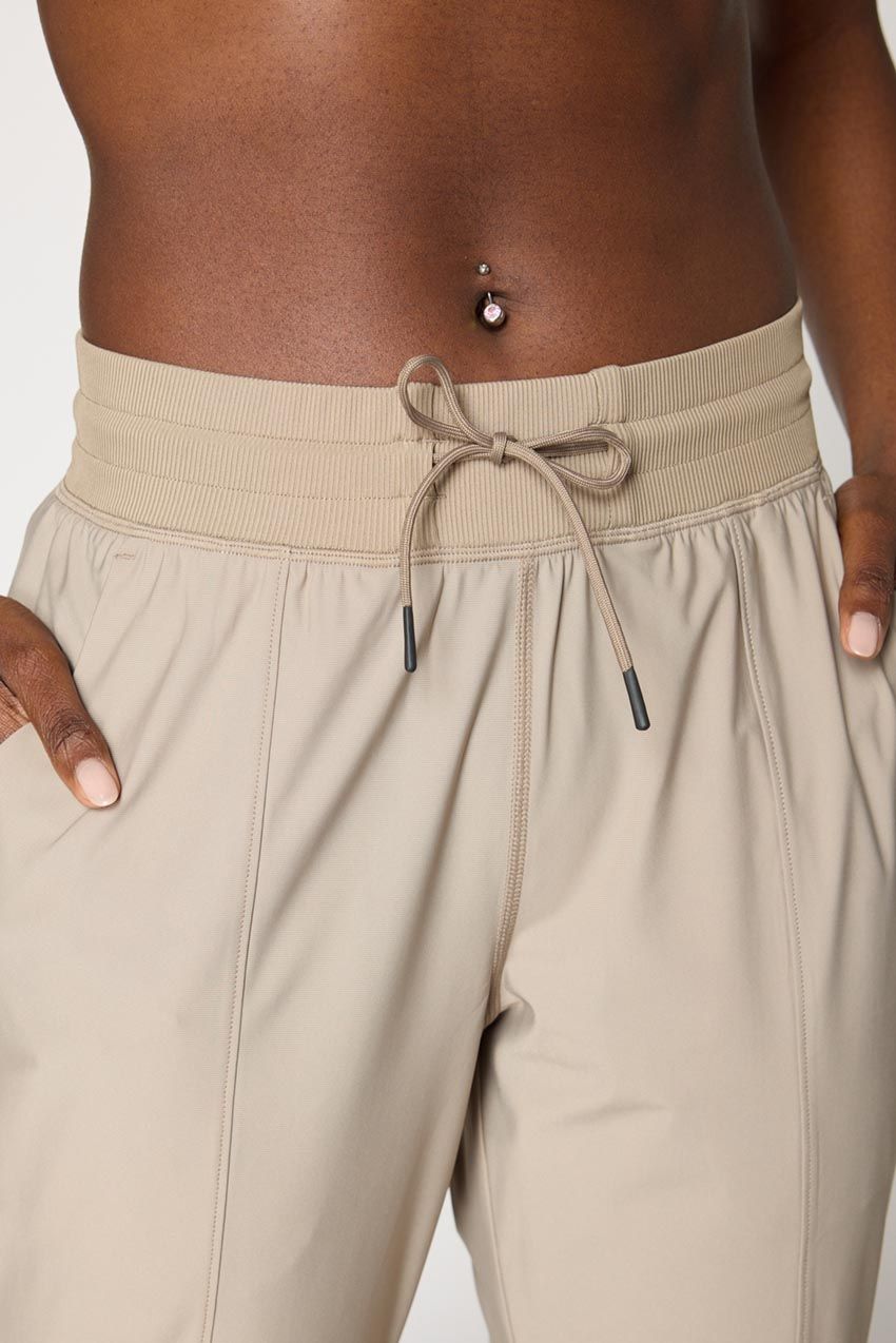 Adapt Recycled Polyester High-Waisted Drawcord Jogger 28” sold by MPG product image thumbnail 5
