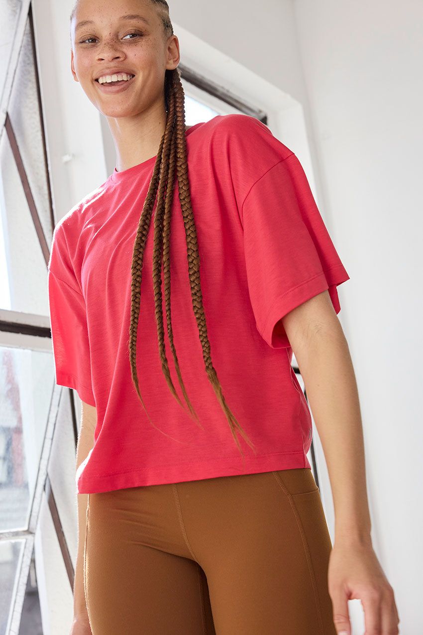 Dynamic Recycled Polyester Relaxed Short Sleeve T- Shirt sold by MPG