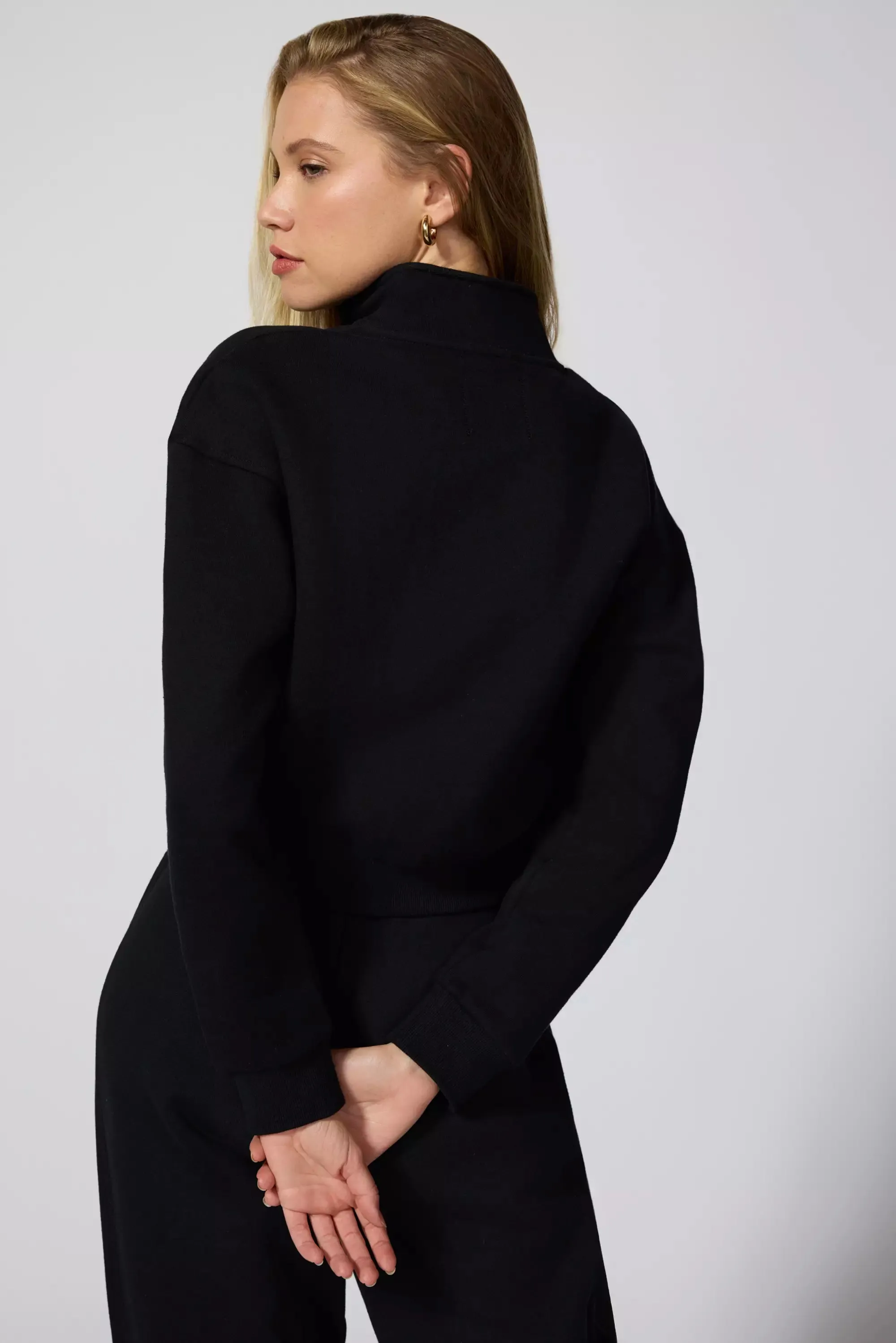 Comfort Fleece 1/4 Zip - Black sold by MPG product image thumbnail 4