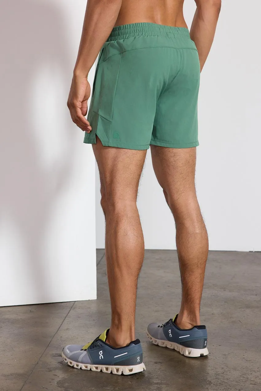 Stride Swim / Sweat Short with Liner - 5" - Myrtle/Deep Navy sold by MPG product image thumbnail 3