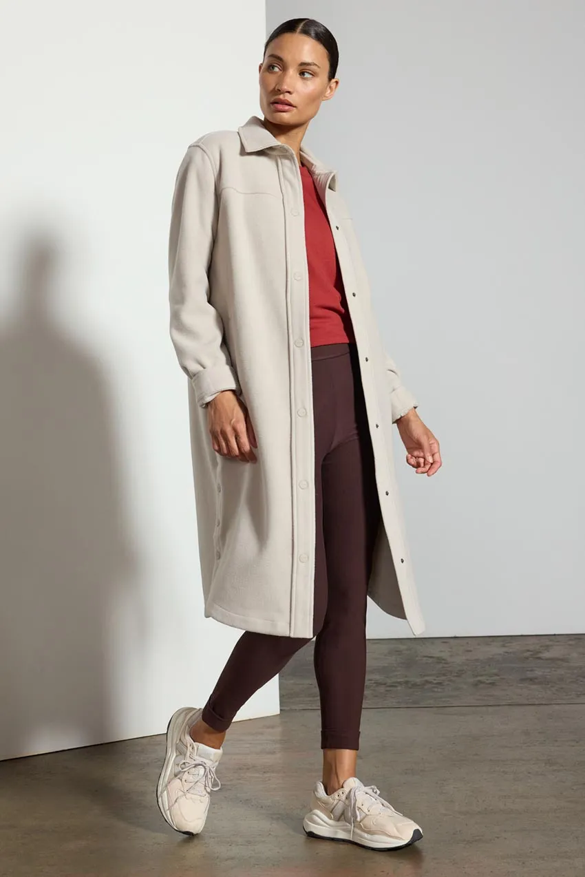 Elevate Recycled Polyester Longline Shirt Jacket with Welt Pockets sold by MPG product image thumbnail 2