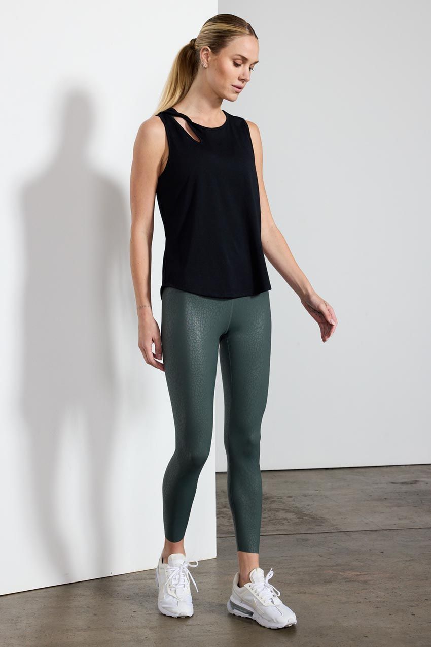 Dynamic Recycled Polyester Twist Keyhole Tank Top sold by MPG product image thumbnail 2