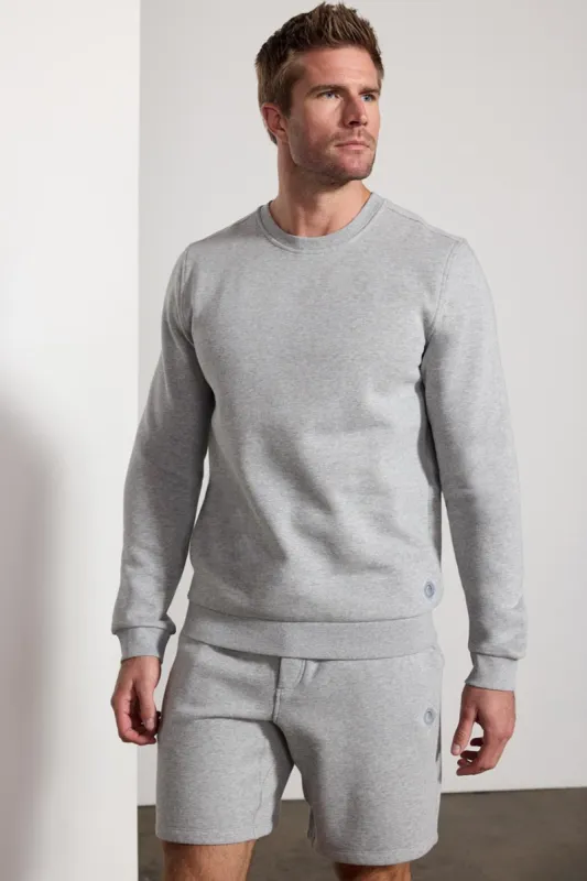 Comfort Men's Fleece Sweatshirt - Htr Concrete sold by MPG