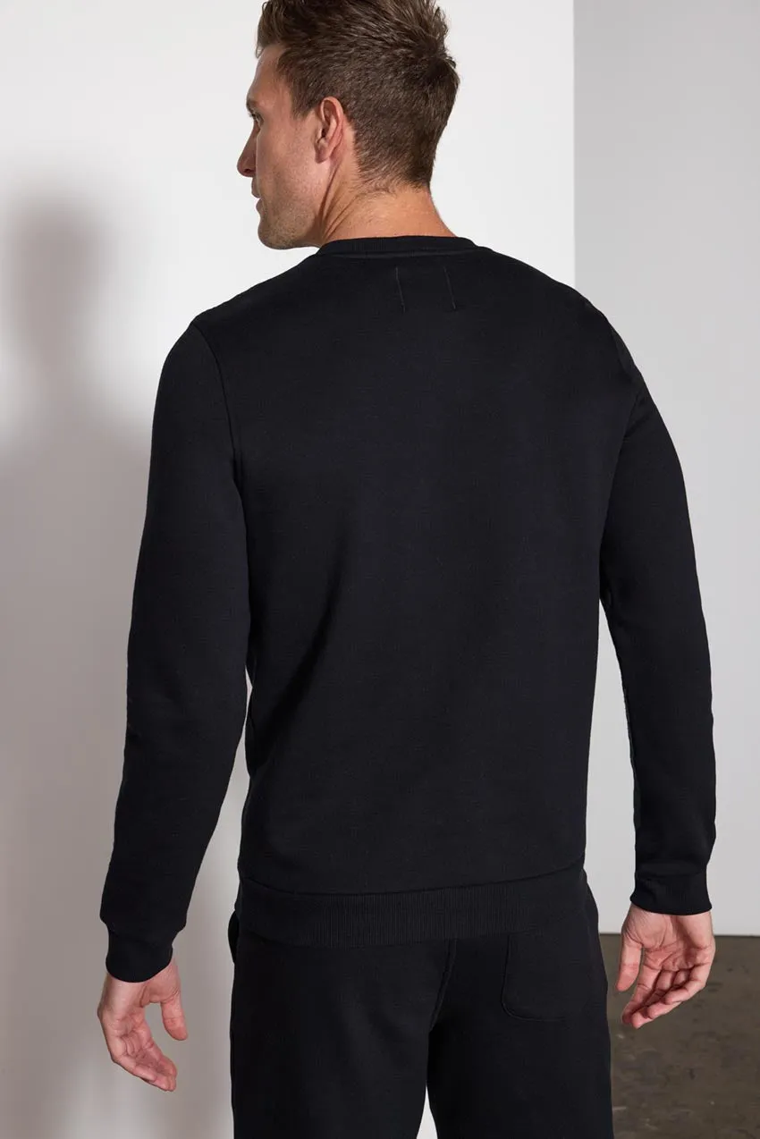 Comfort Men's Fleece Sweatshirt - Black sold by MPG product image thumbnail 3