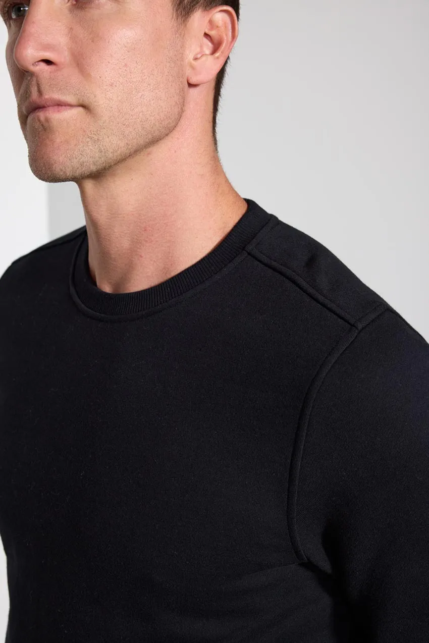 Comfort Men's Fleece Sweatshirt - Black sold by MPG product image thumbnail 4