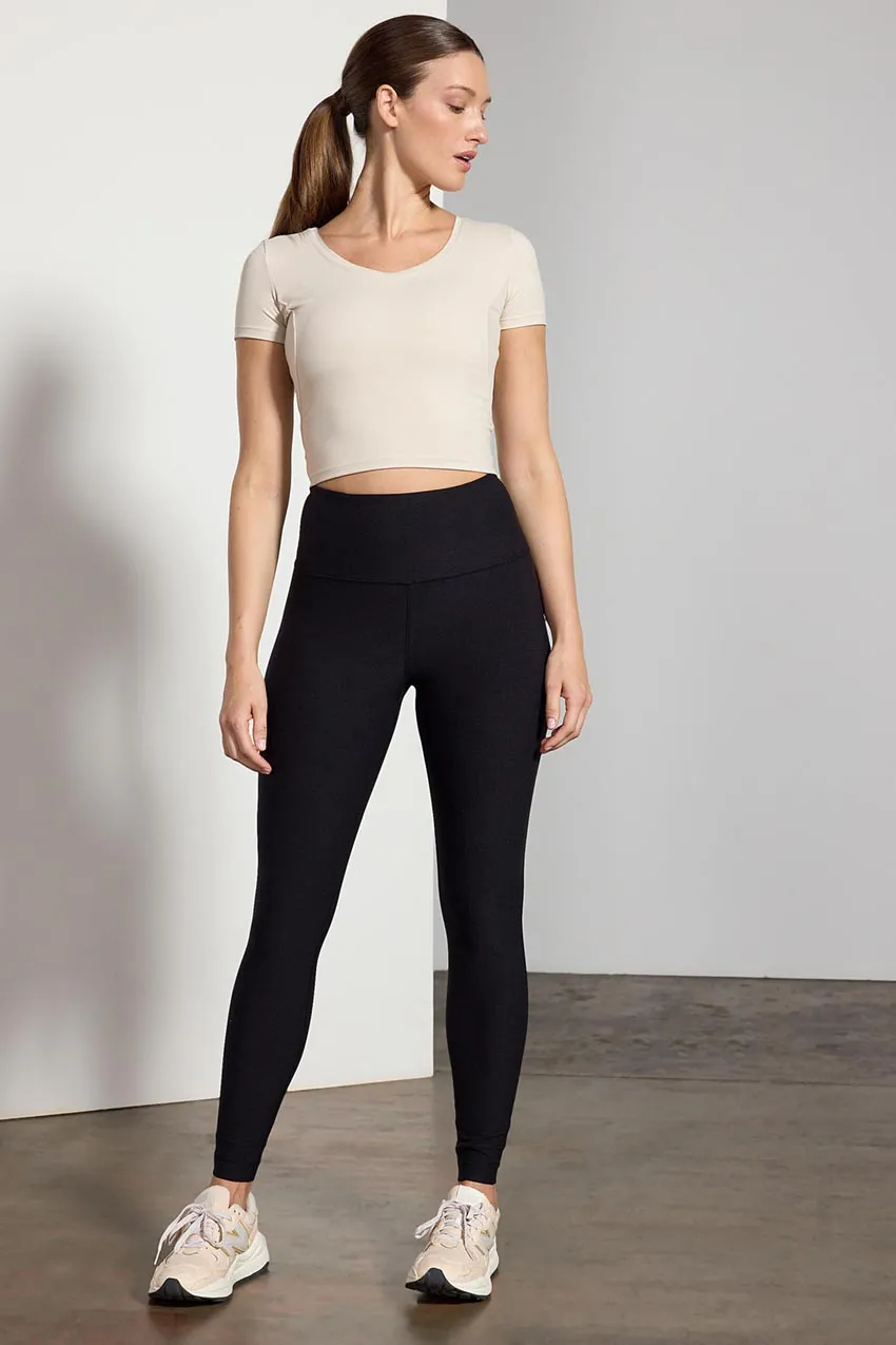 Imagine Recycled Nylon V-Neck Short Sleeve Top sold by MPG product image thumbnail 2