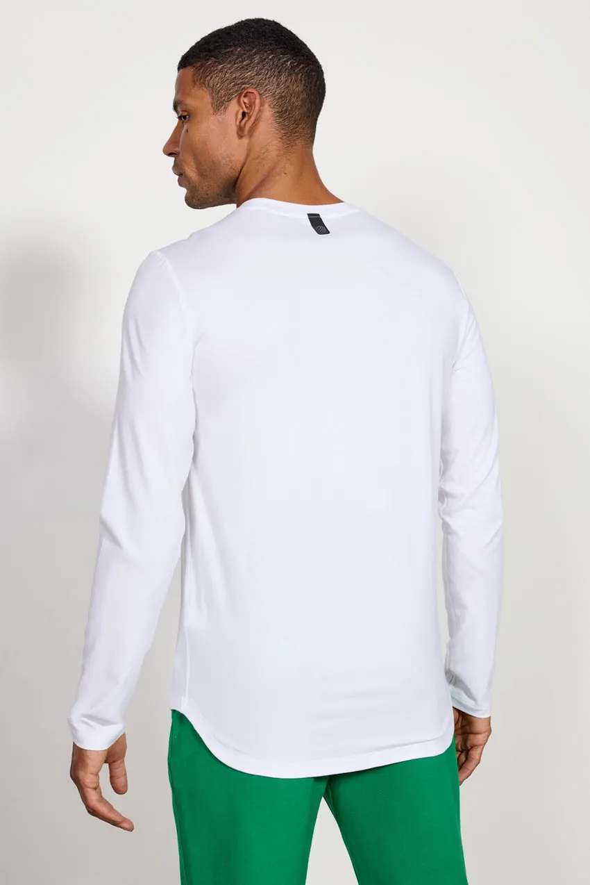 Pima Cotton Curved Hem Long Sleeve Tee sold by MPG product image thumbnail 3