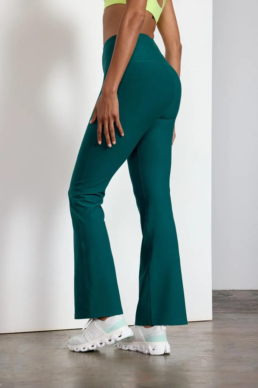 Explore Recycled Polyester High-Waisted Boot Cut Pant 31" Peached sold by MPG product image thumbnail 3