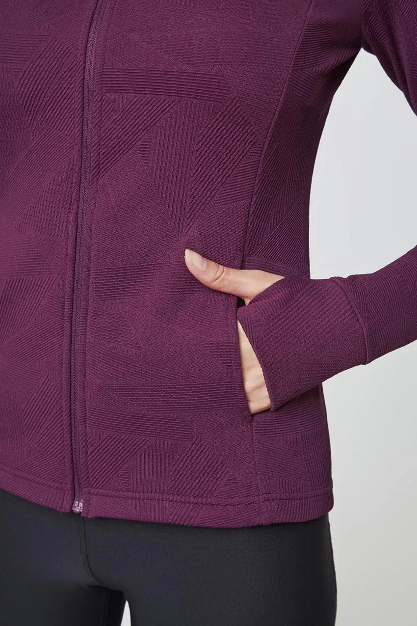 Women’s Geo Jacquard Full-Zip Jacket sold by MPG product image thumbnail 4