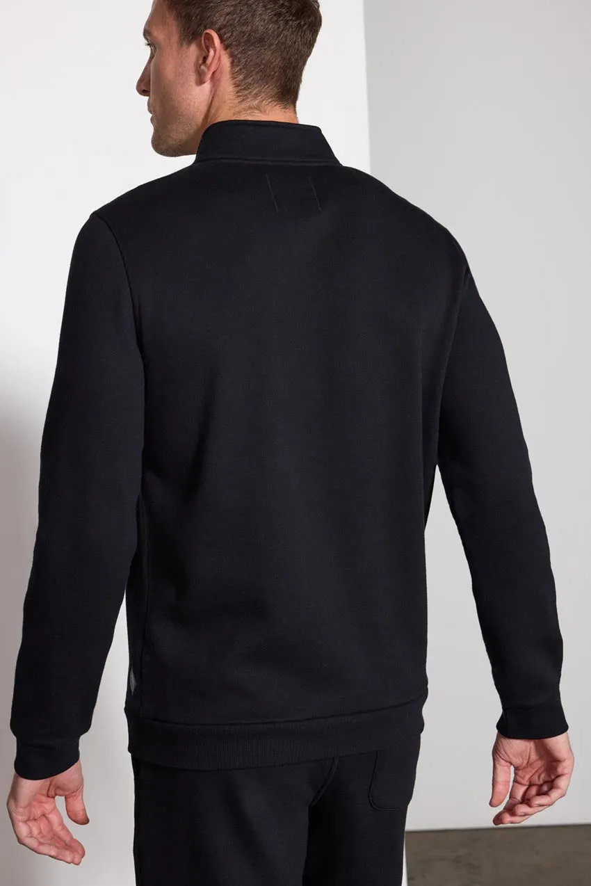 Comfort Men's Fleece 1/4 Zip - Black sold by MPG product image thumbnail 3