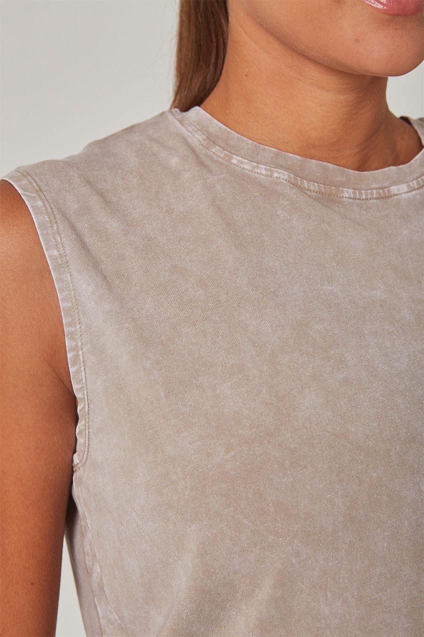 Calm Boxy Washed Tank Top sold by MPG product image thumbnail 4