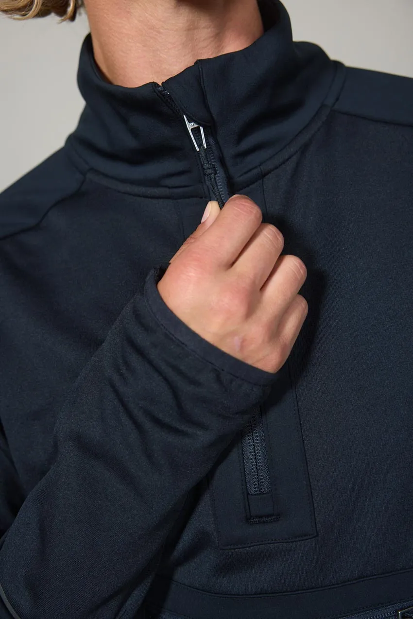 Frost Mixed Media Cold Weather Half-Zip Pullover sold by MPG product image thumbnail 4