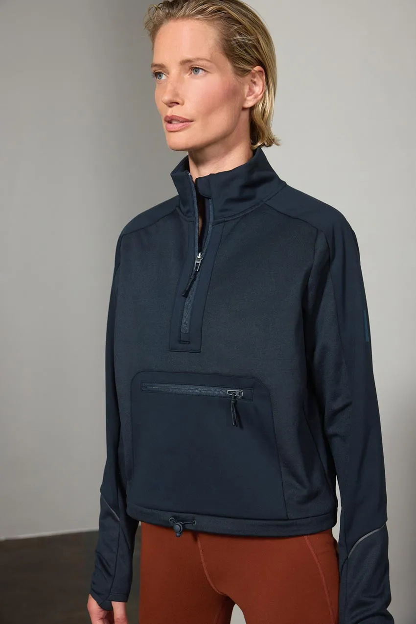 Frost Mixed Media Cold Weather Half-Zip Pullover sold by MPG