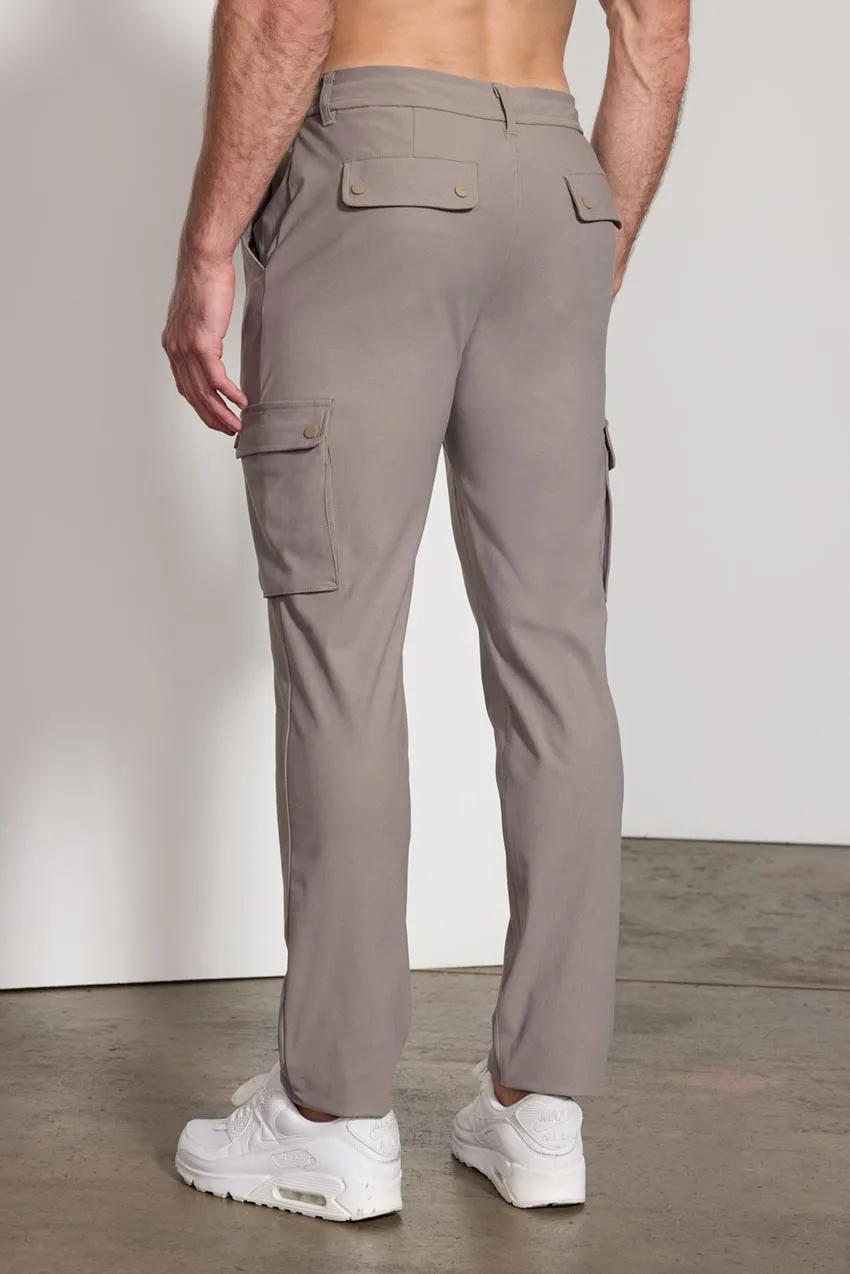 Limitless Recycled Polyester Warp Knit Slim Leg Cargo Pant sold by MPG product image thumbnail 3