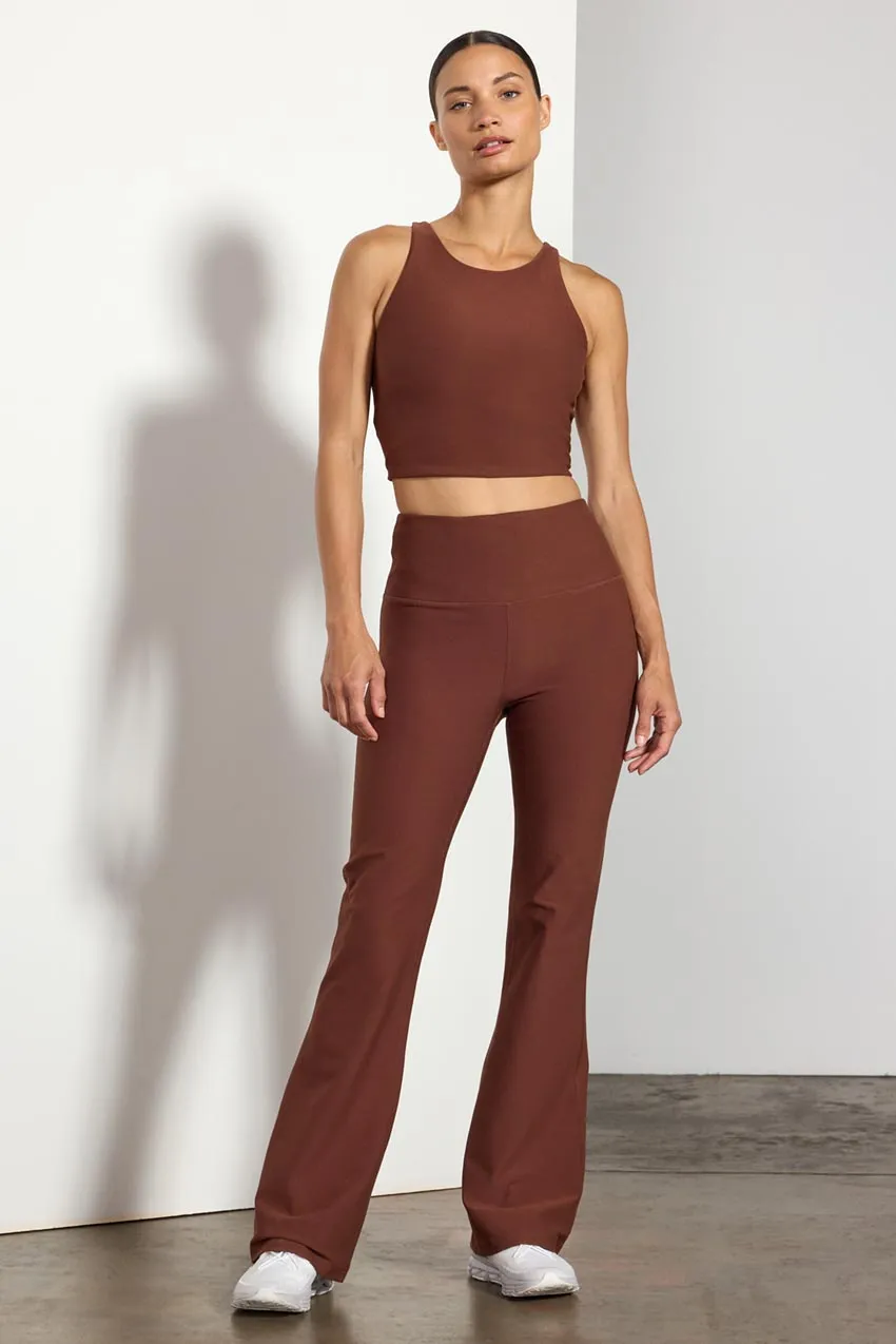 Explore Recycled Polyester High Neck Longline Light Support Sports Bra Peached sold by MPG product image thumbnail 2