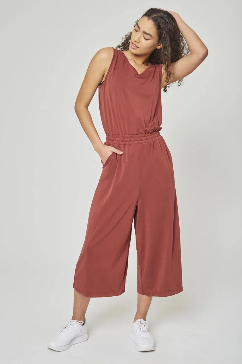 Palmer Lenzing™ Modal Culotte Jumpsuit sold by MPG product image thumbnail 4