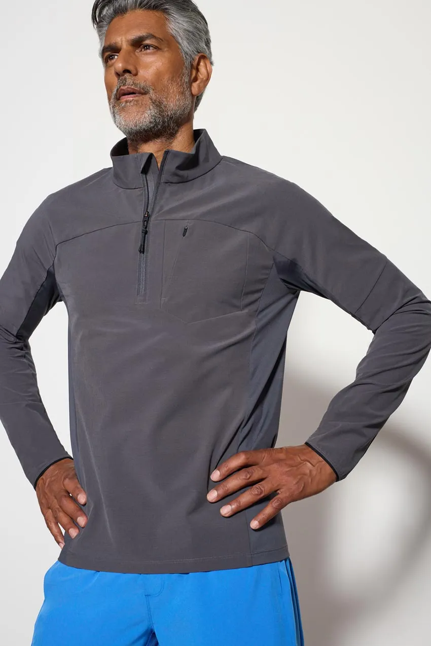 Rove 1/2 Zip - Asphalt sold by MPG