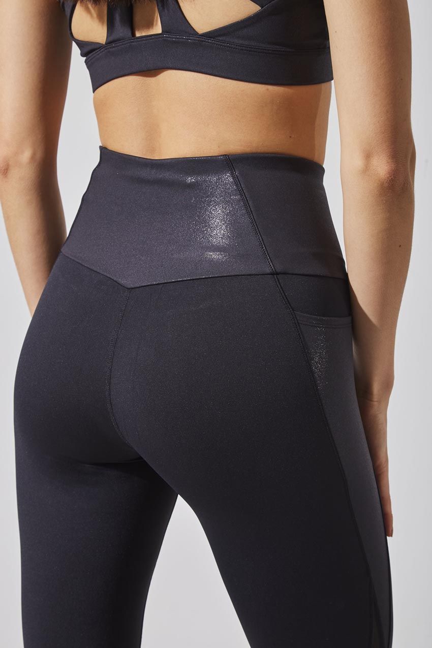 Raquel MPG SLEEK Recycled Nylon High Waisted 7/8 Legging sold by MPG product image thumbnail 4