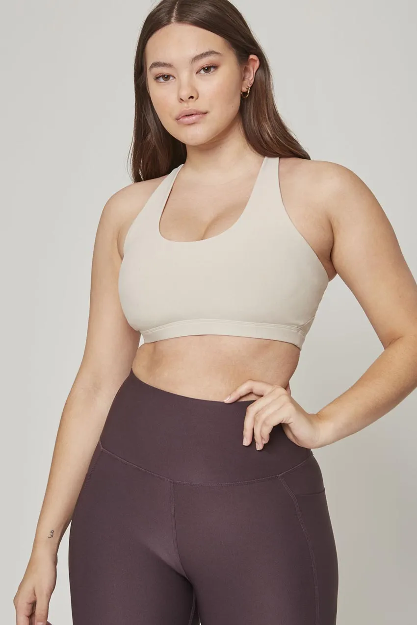Explore Racerback Medium Support Sports Bra Peached sold by MPG product image thumbnail 3