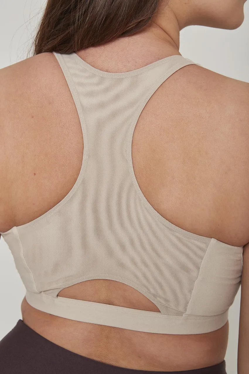 Explore Racerback Medium Support Sports Bra Peached sold by MPG product image thumbnail 4