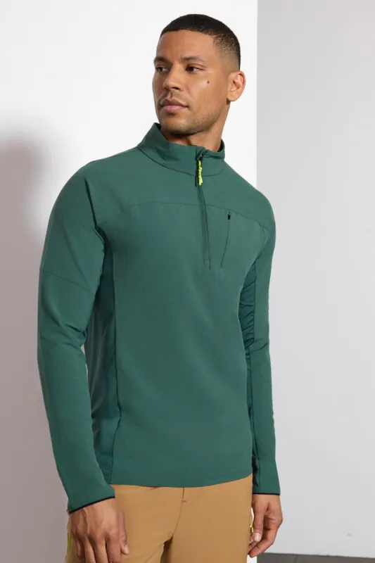 Rove 1/2 Zip - Pine Needle sold by MPG