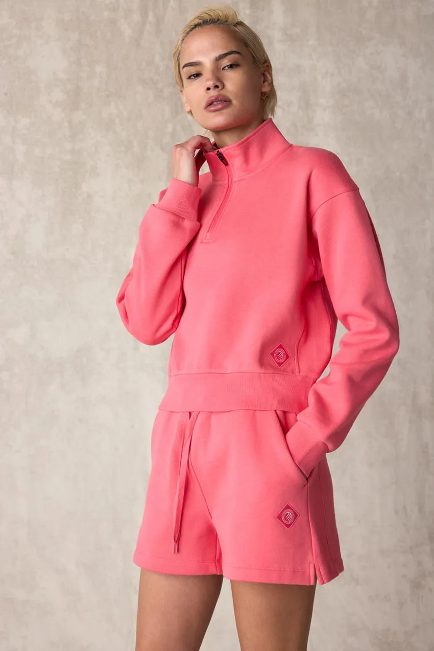 The Comfort Women’s 1/4 Zip Cropped Sweatshirt - Sale sold by MPG product image thumbnail 3