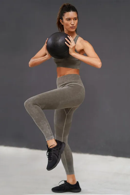 Erin Infinity High-Waisted 7/8 Legging made by Warehouse