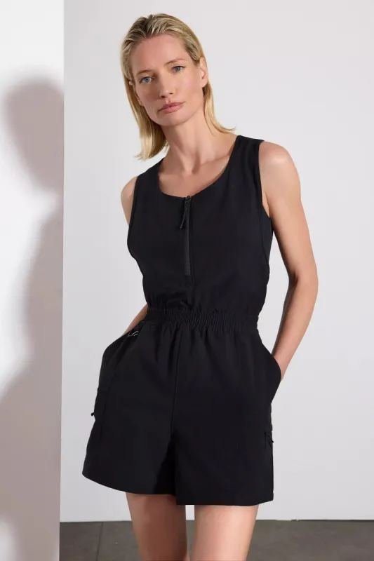 Rove Hiking Romper - Black sold by MPG