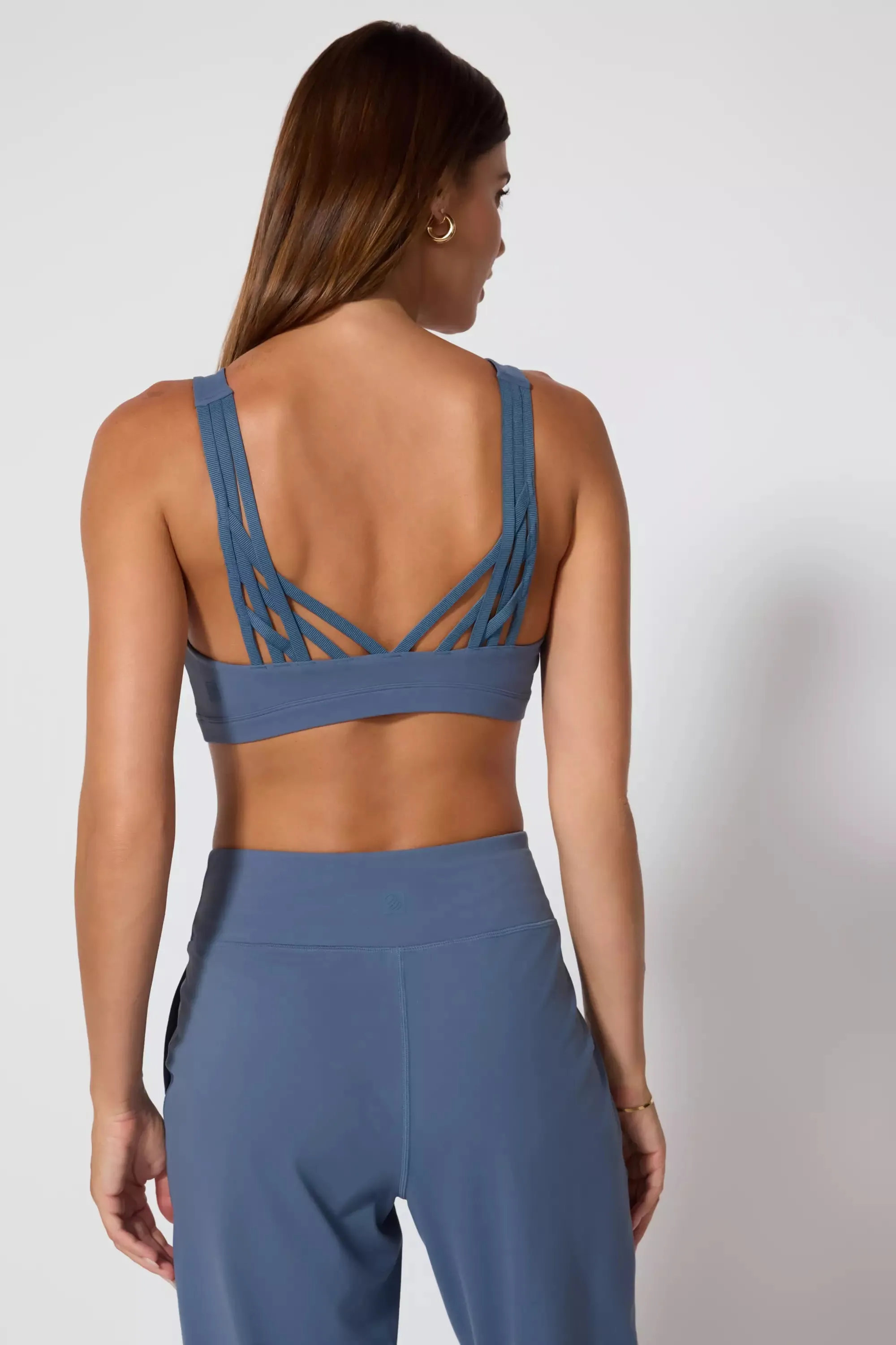 Vital Strappy Back Bra - Petrol Blue sold by MPG product image thumbnail 3