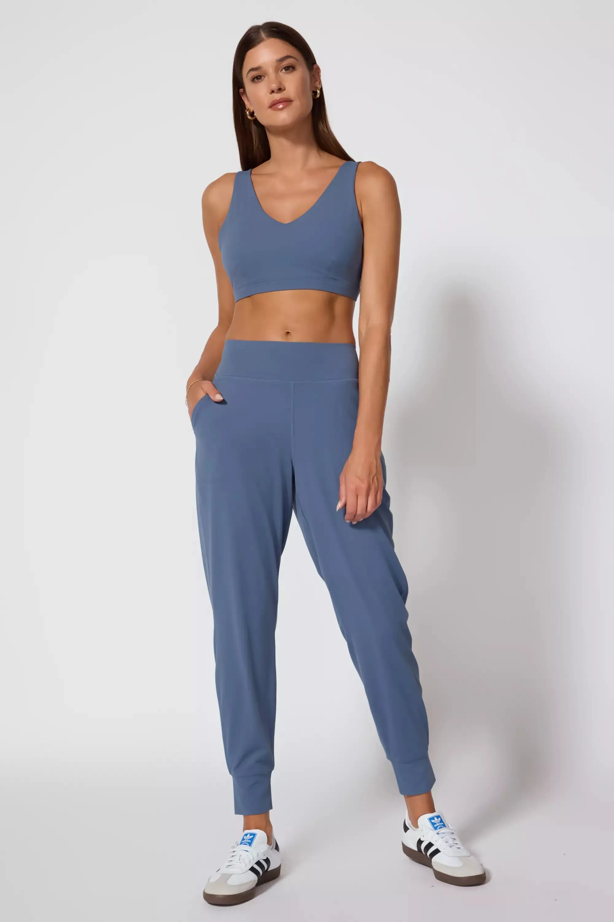 Vital Strappy Back Bra - Petrol Blue sold by MPG product image thumbnail 2