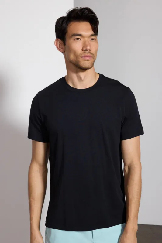 Pima Cotton Tee - Black sold by MPG