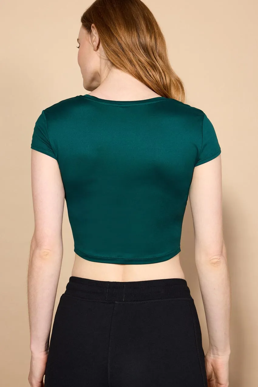 Pace Recycled Polyester Crop T-Shirt sold by MPG product image thumbnail 3