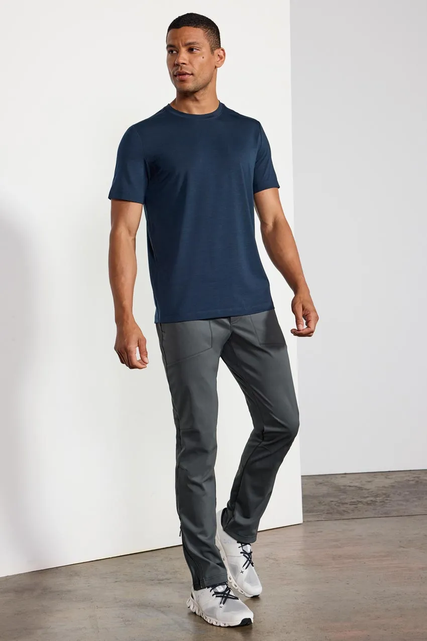 Dynamic Recycled Polyester Mesh Panel Crew Neck Tee sold by MPG product image thumbnail 2