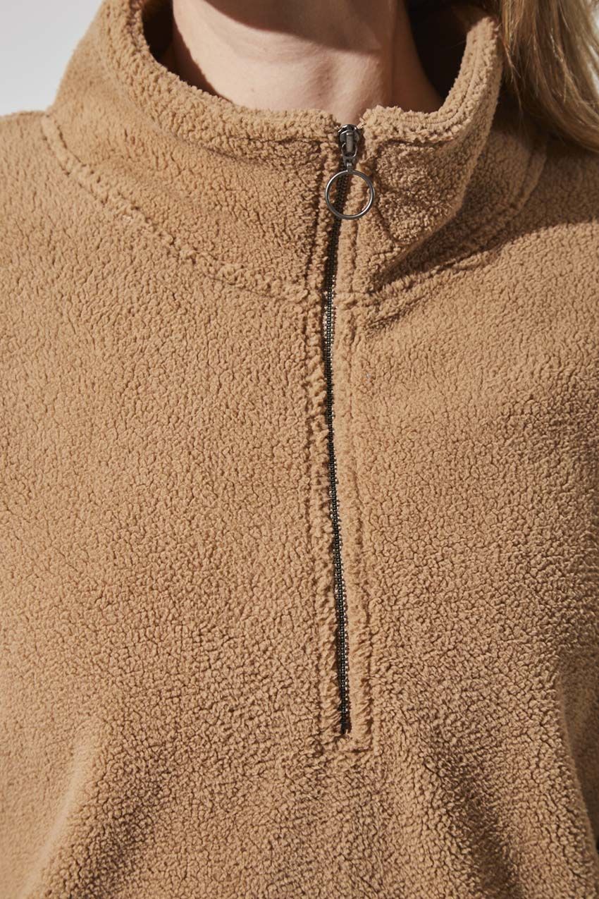 Dasha Berber Quarter-Zip Pullover sold by MPG product image thumbnail 4