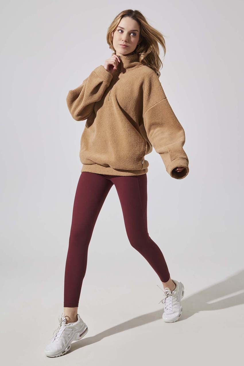 Dasha Berber Quarter-Zip Pullover sold by MPG product image thumbnail 2