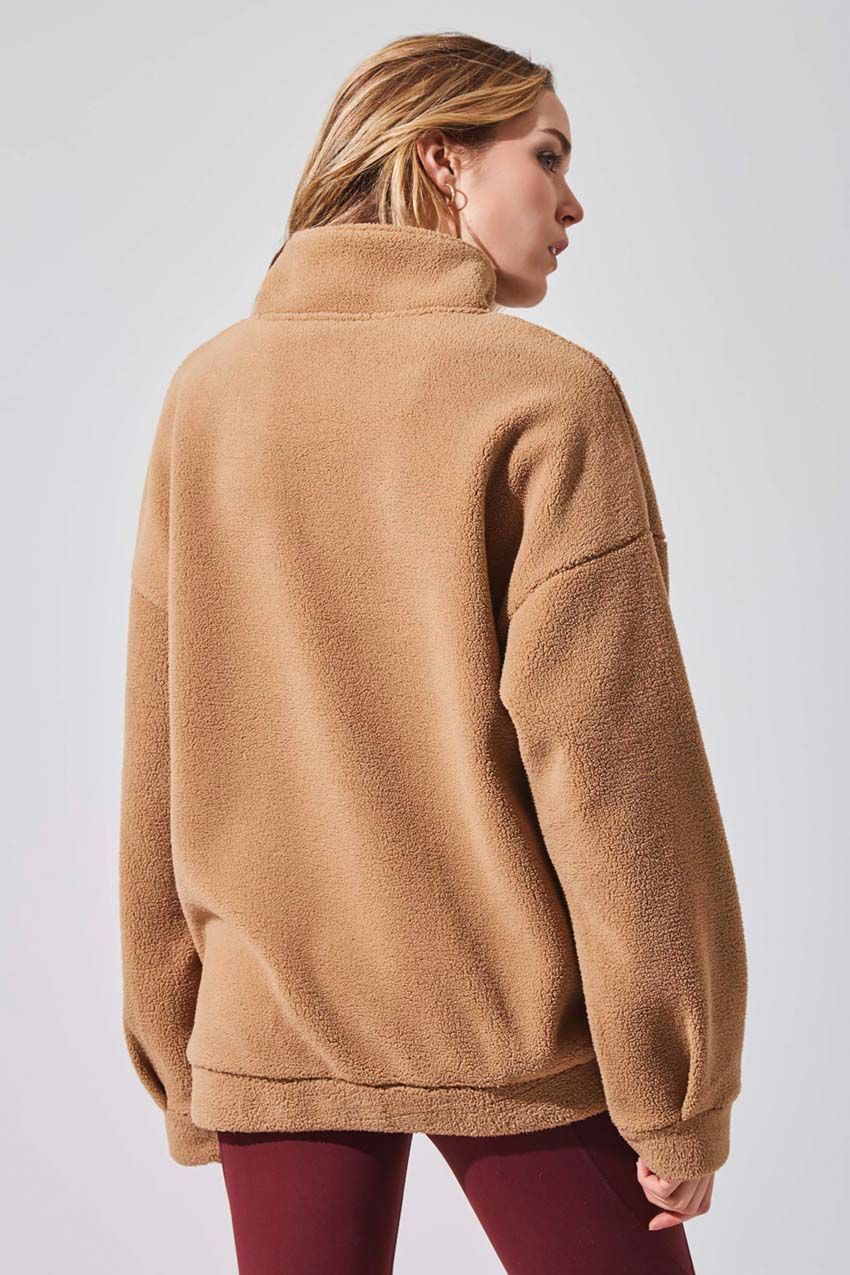 Dasha Berber Quarter-Zip Pullover sold by MPG product image thumbnail 3