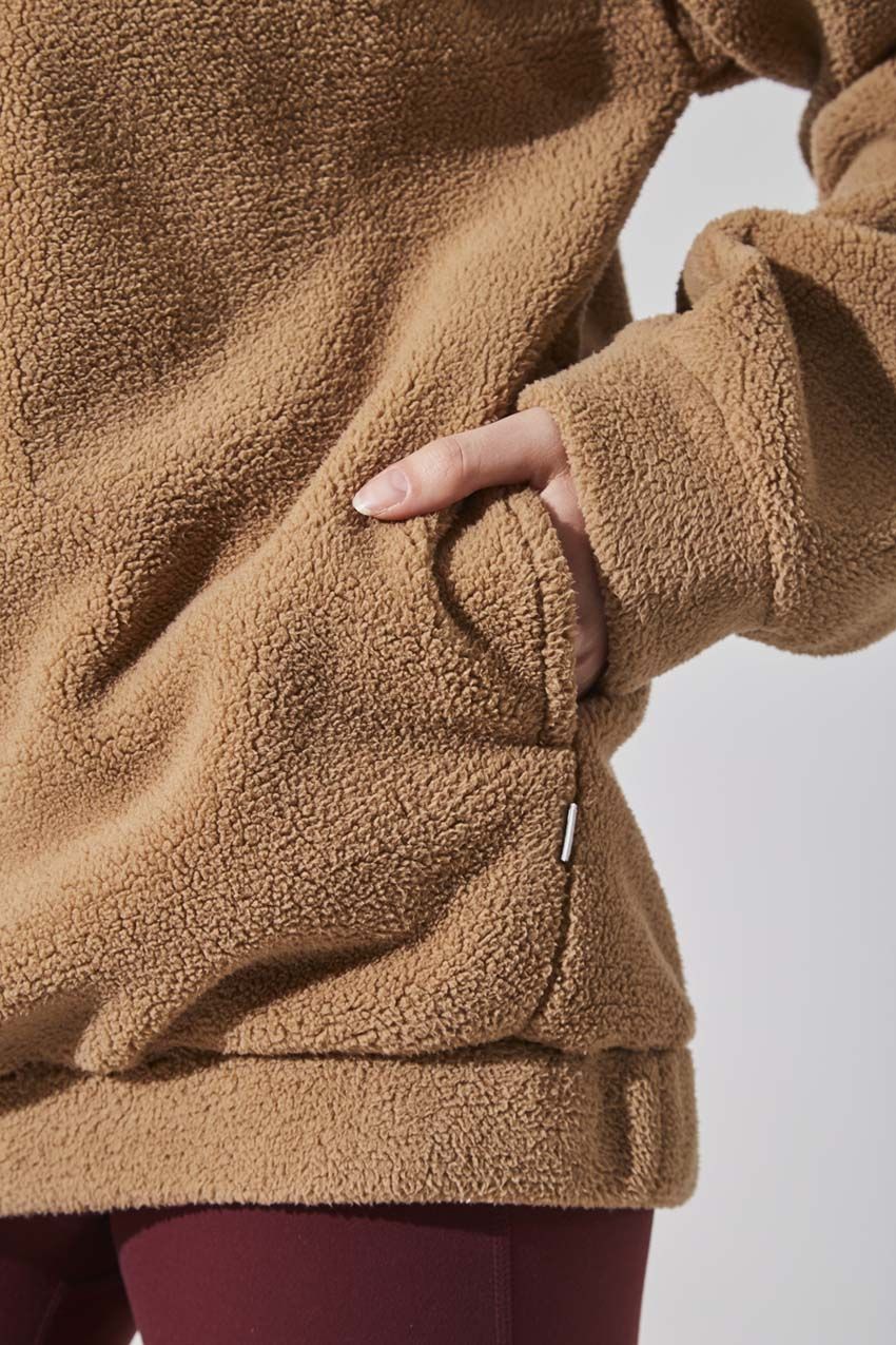 Dasha Berber Quarter-Zip Pullover sold by MPG product image thumbnail 5
