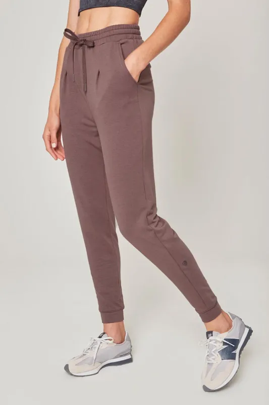 Serene TENCEL™ High-Waisted 26.5" Pleated Jogger sold by MPG