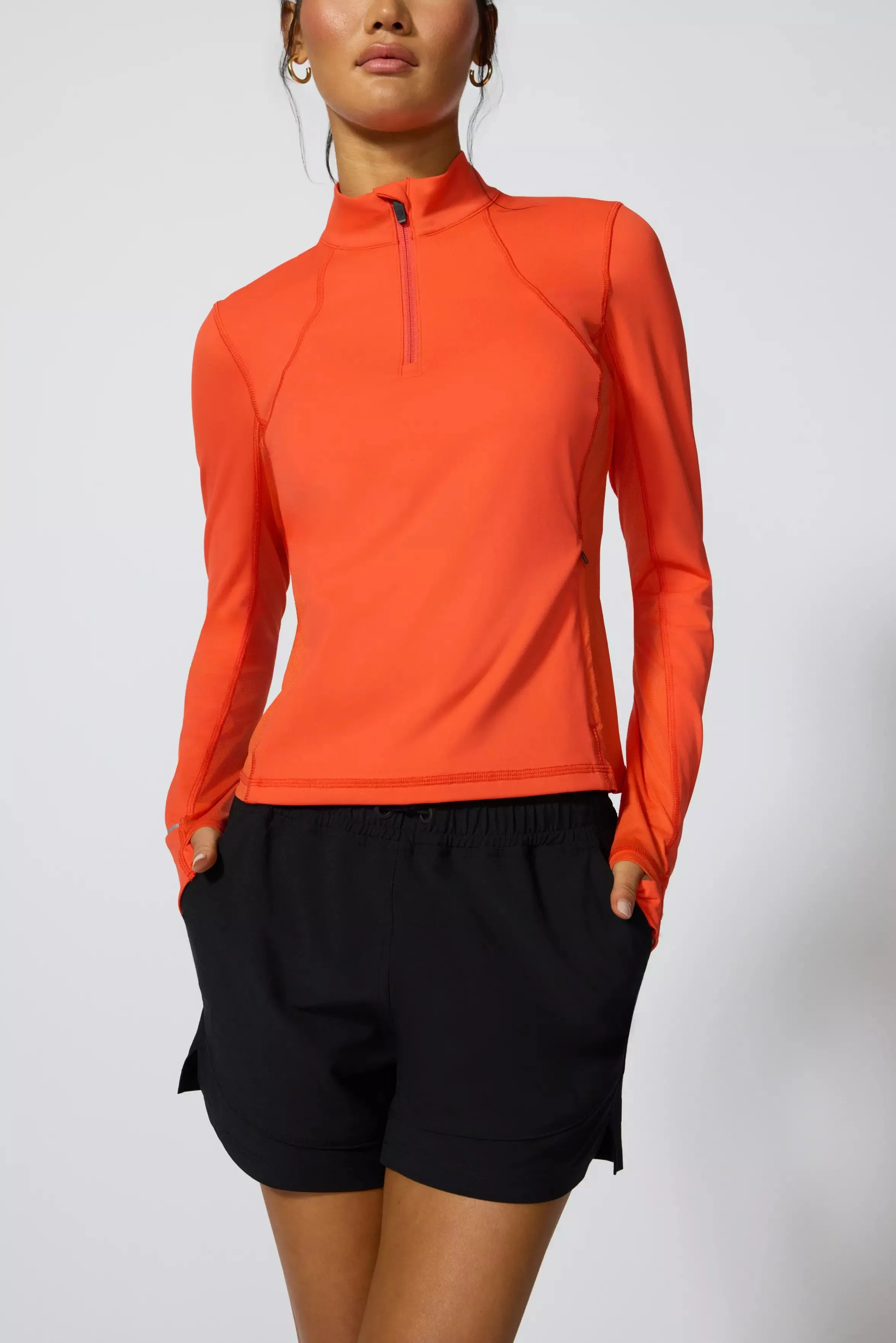 Vital 1/4 Zip - Cherry Tomato sold by MPG product image thumbnail 3