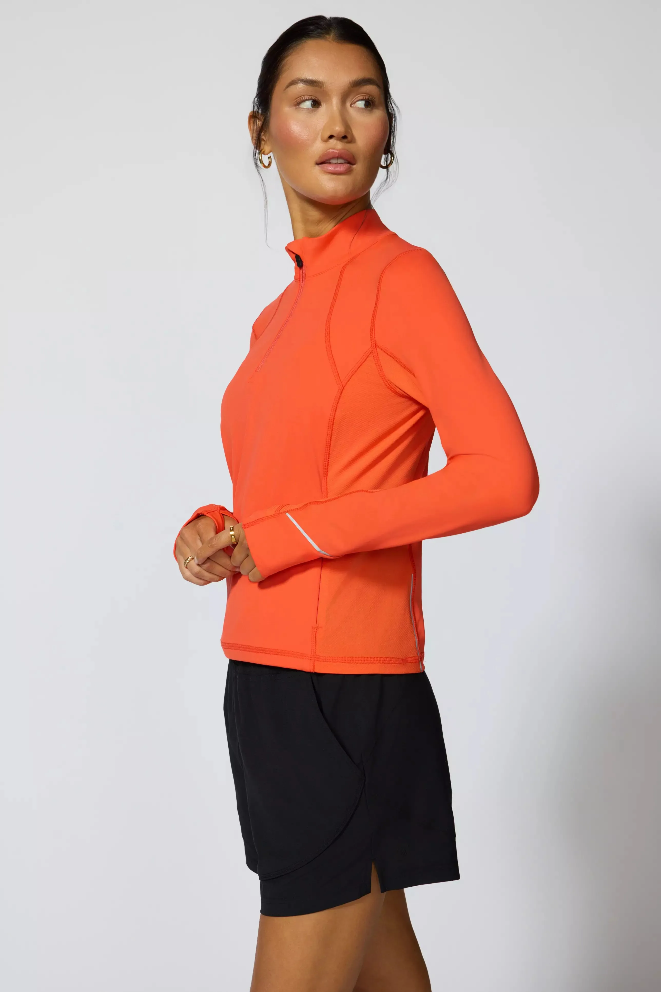 Vital 1/4 Zip - Cherry Tomato sold by MPG product image thumbnail 5