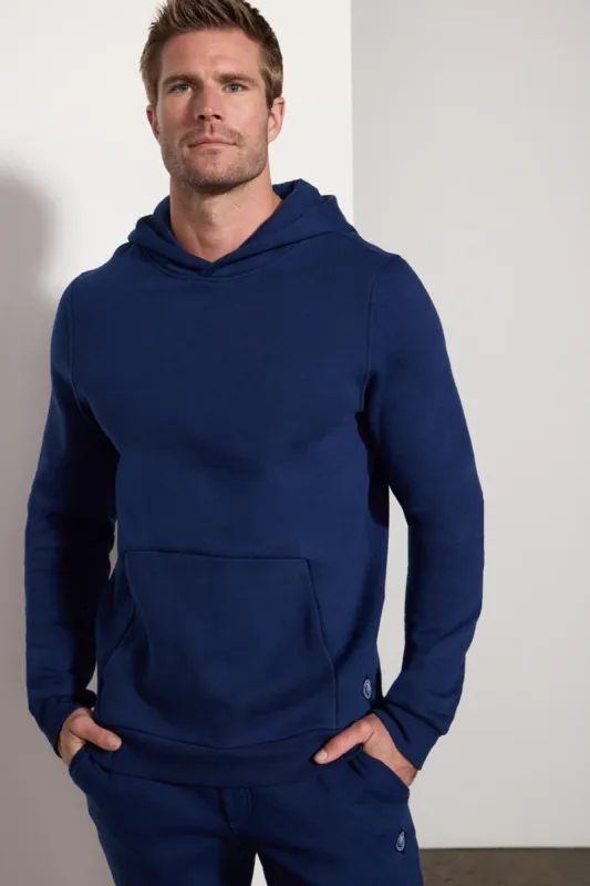 Comfort Men's Fleece Pullover Hoodie - Navy sold by MPG
