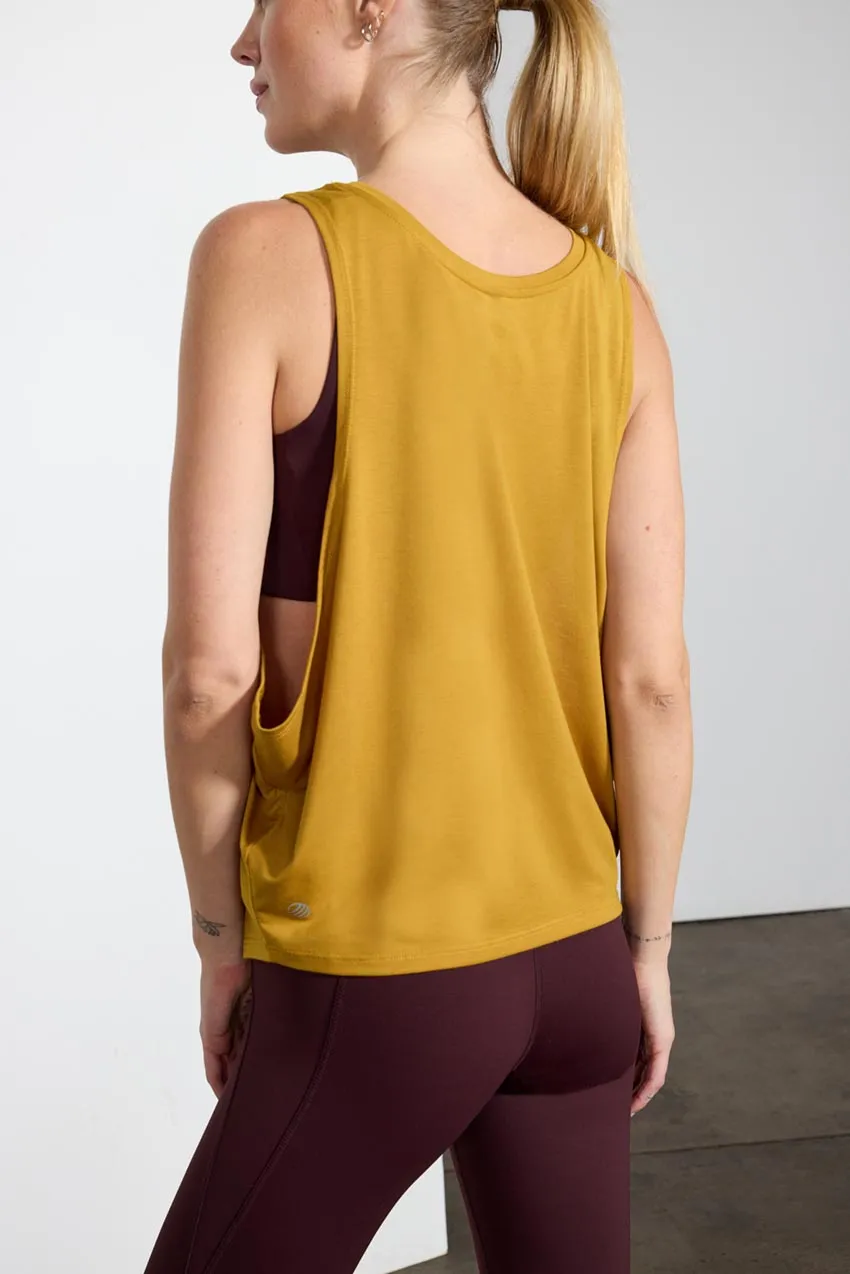 Dynamic Recycled Polyester Dropped Arm Hole Tank Top sold by MPG product image thumbnail 3