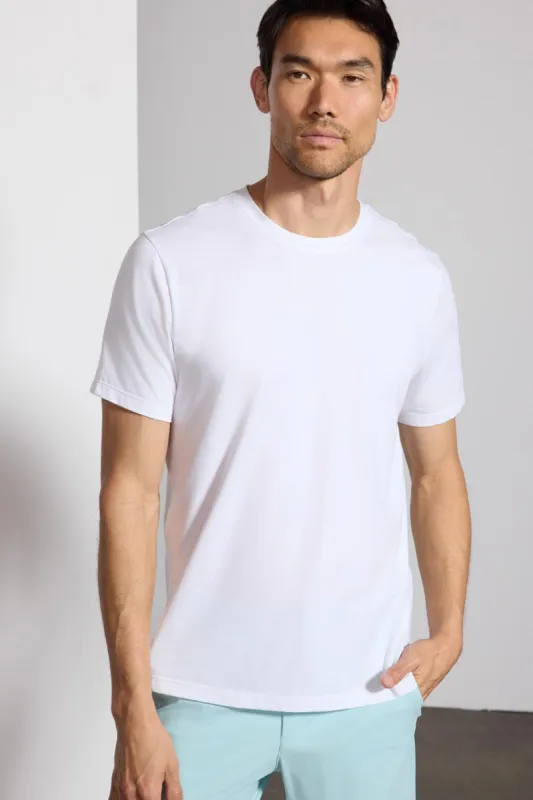 Pima Cotton Tee - White sold by MPG