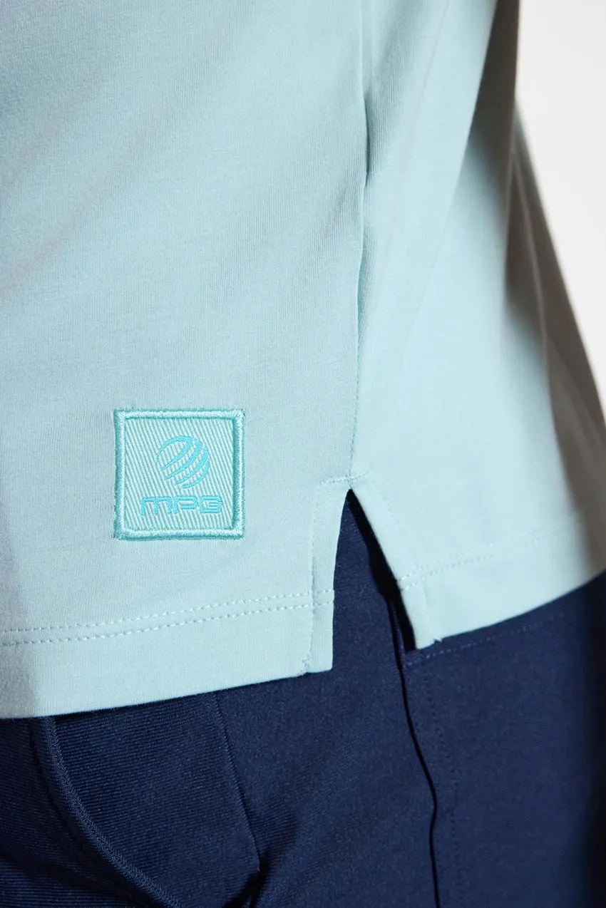 Pima Cotton V-Neck Tee - Blue Haze sold by MPG product image thumbnail 5