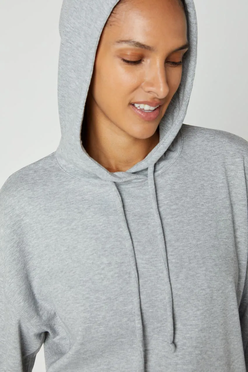 Kiera Recycled TENCEL™ Modal Ribbed Hoodie sold by MPG product image thumbnail 4