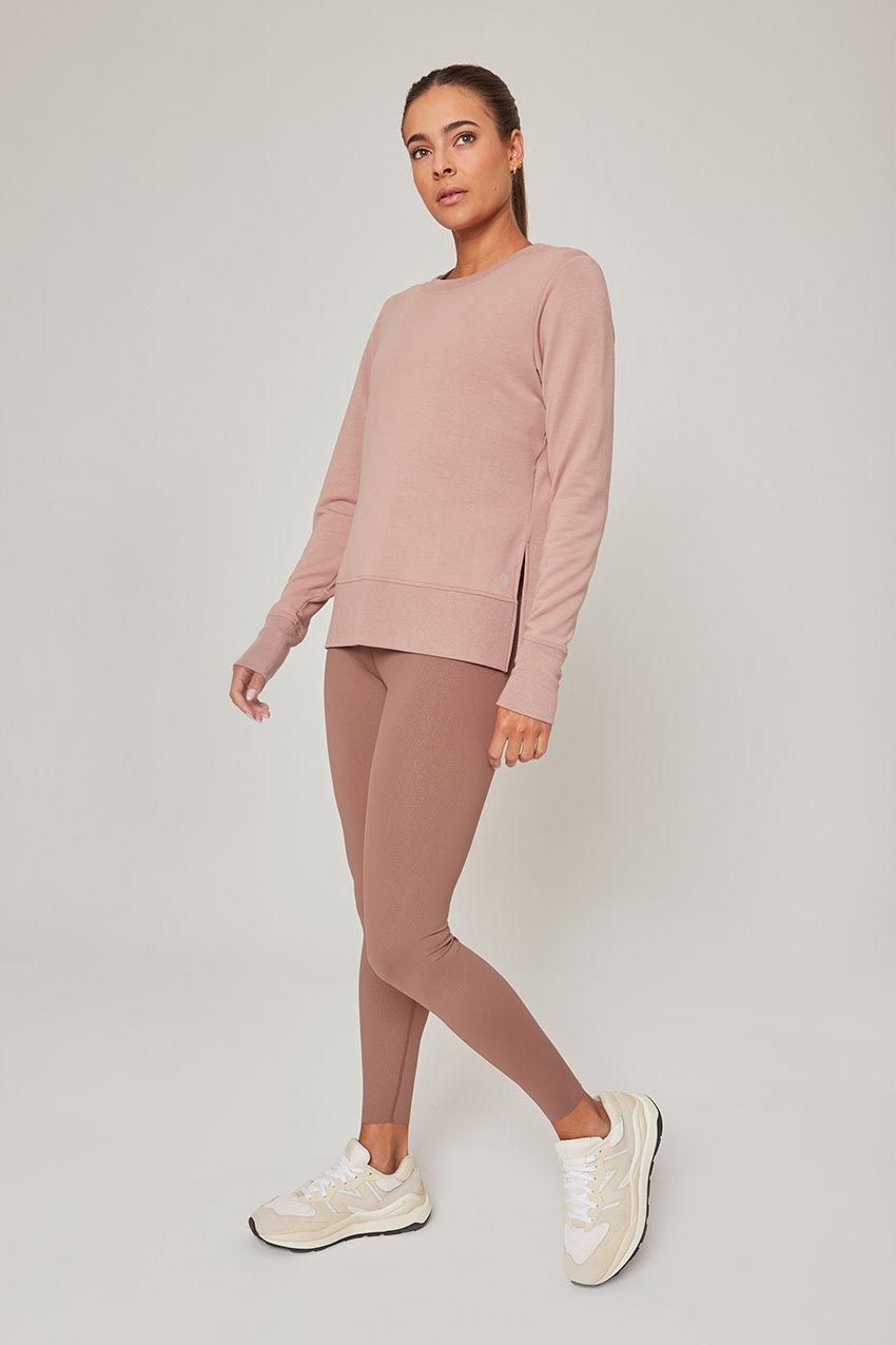 Serene Recycled Polyester TENCEL™ Modal Relaxed Side Slit Pullover - Sale sold by MPG product image thumbnail 2