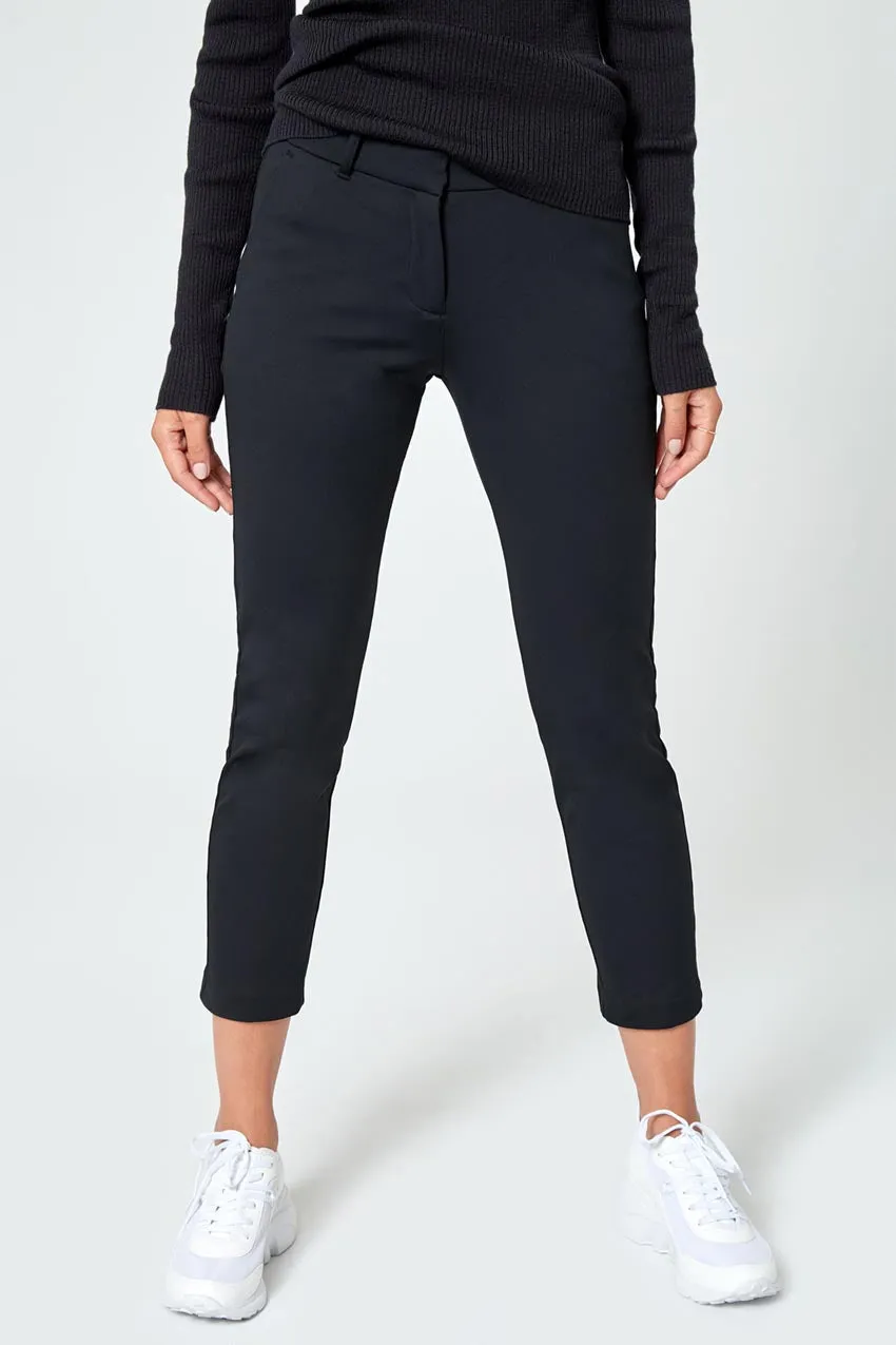 Skill Set Mid-Rise Slim Cropped Twill Pant sold by MPG